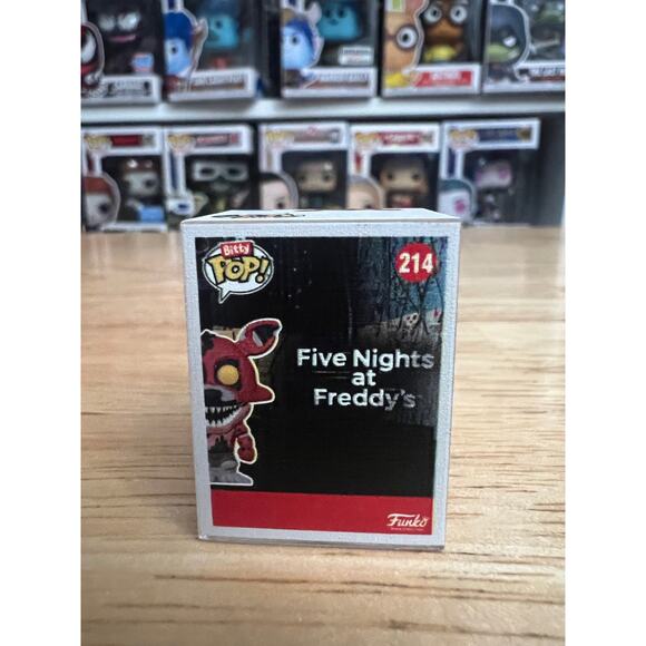 RARE CHASE BITTY Nightmare Foxy Five Nights Freddy's Funko Pop #214 5NAF Horror - Picture 3 of 6